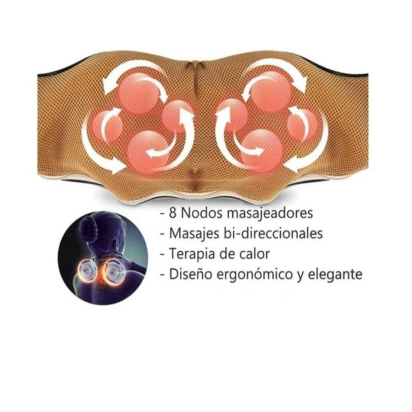 Masajeador Cervical para cuello y espalda