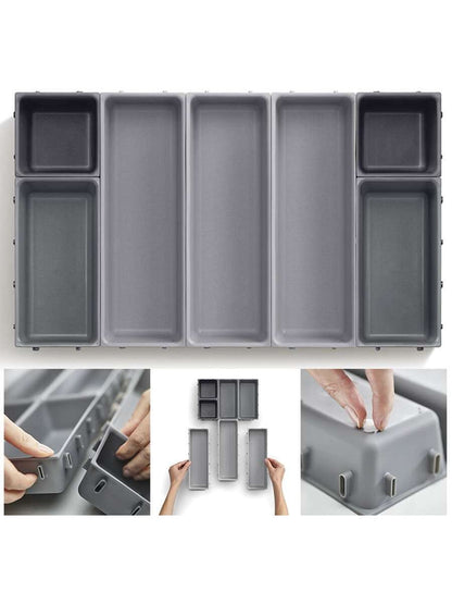 Set organizador armable para cubiertos y utensilios