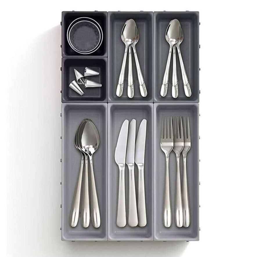 Set organizador armable para cubiertos y utensilios